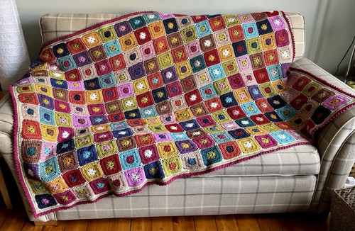 Coperta all uncinetto granny - all'uncinetto,