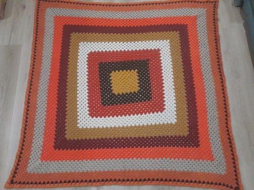 Divano coperta vintage fatto - , a