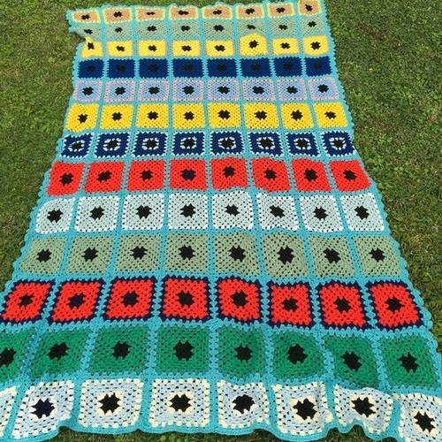 Coperta fatta mano della - a,