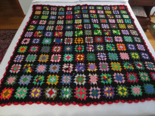 Vintage granny square - granny,