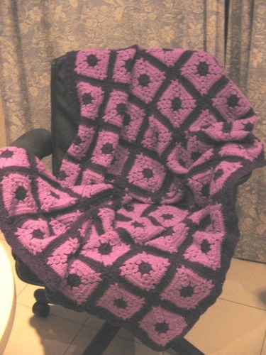 Coperta uncinetto plaid - ,