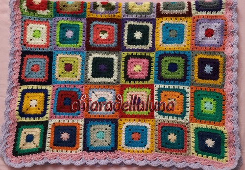 Coperta uncinetto granny - coperta,