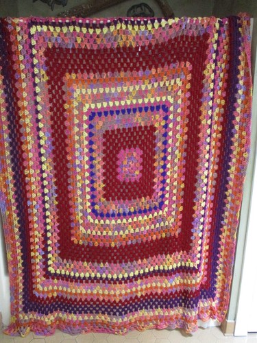 Coperta vintage all uncinetto - coperta, all'uncinetto