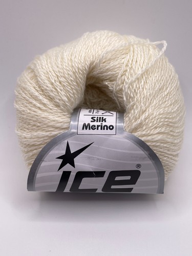 Filato merino seta - merino, crema