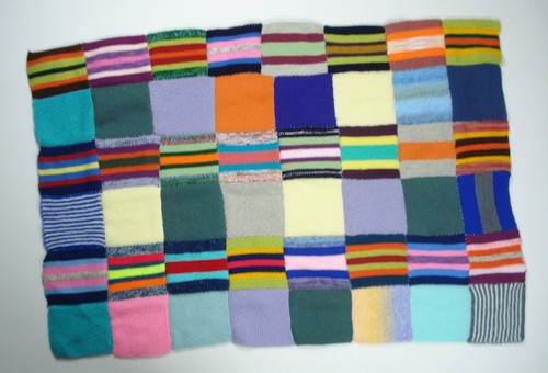 Coperta patchwork quadrata