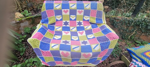 Coperta vintage fatta mano - coperta,