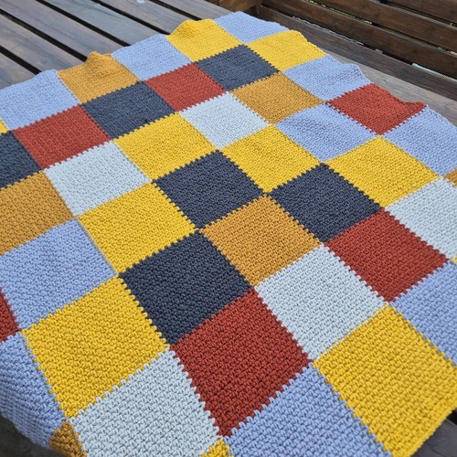 Coperta patchwork fatta mano - coperta,