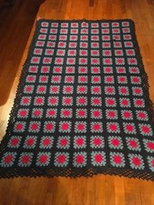 Coperta uncinetto lana NUOVA