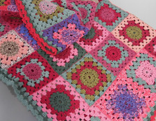 coperta vintage all'uncinetto