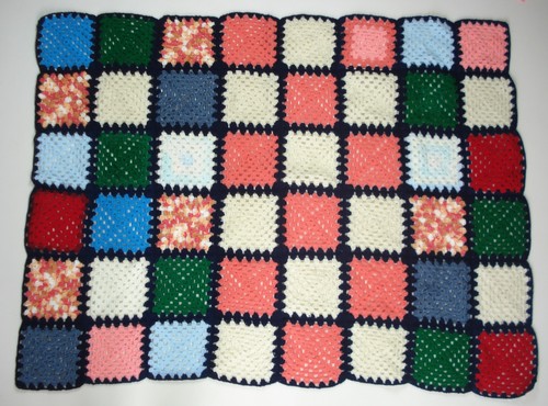 Coperta patchwork quadrata