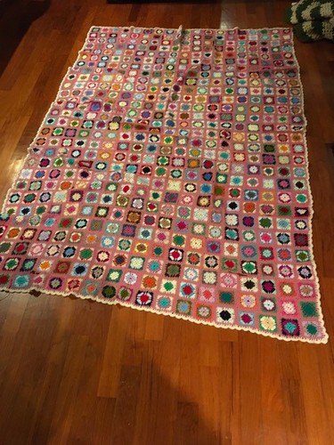 Coperta uncinetto lana nuova - coperta,