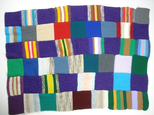 Coperta patchwork quadrata