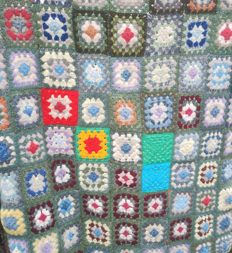 Coperta quadrata vintage nonna