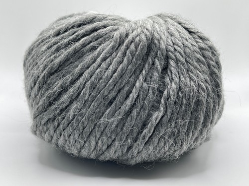 Alpaca grigio ingombrante